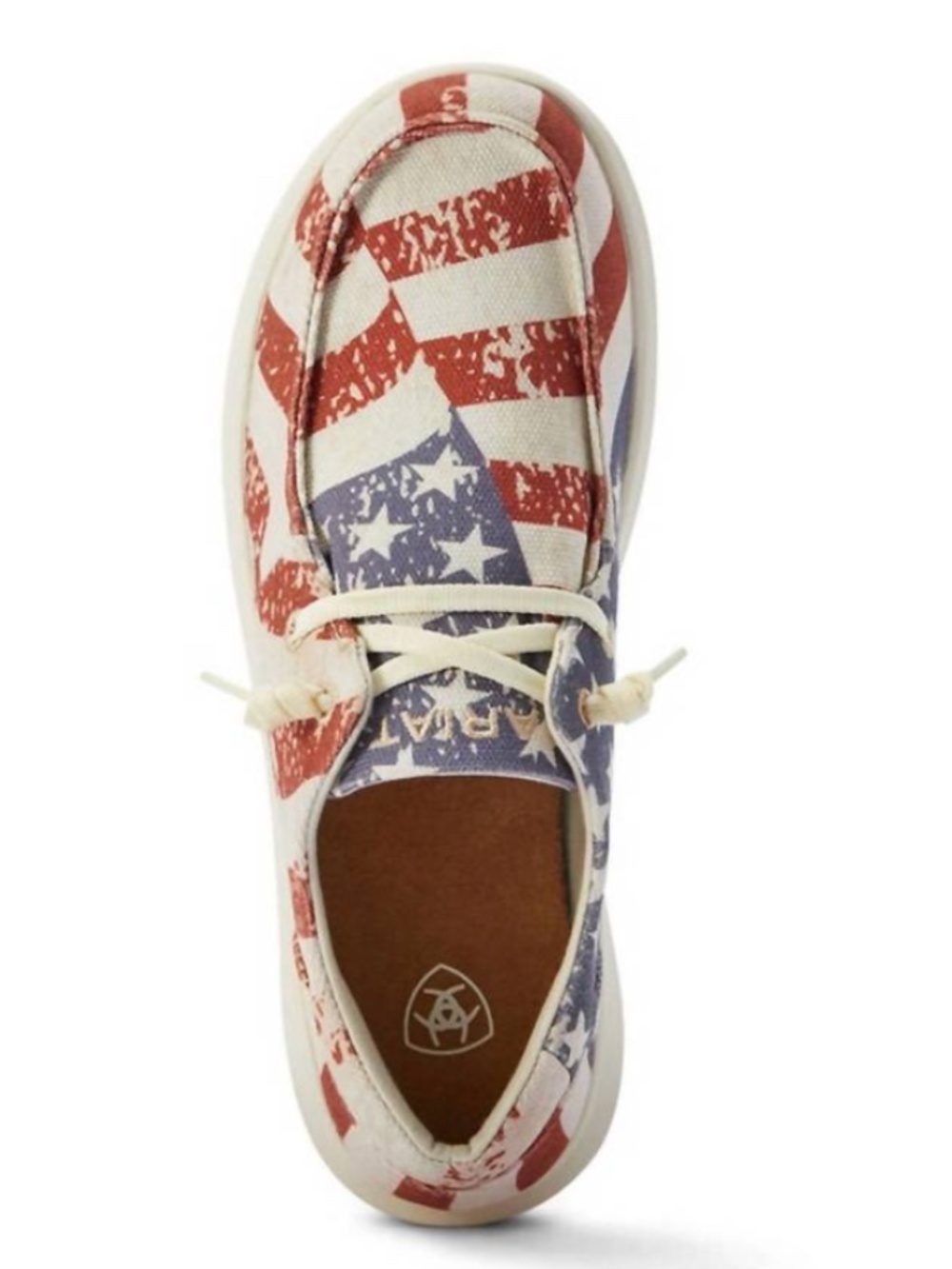 Ariat Hilo Distressed USA American Flag July 4th Slip On Shoes Sneakers 11 NEW